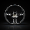 Volante BMW M fondo negro elegante