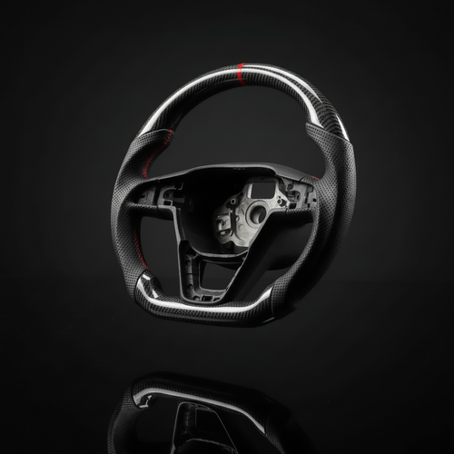Volante carbon fiber sin marca de agua